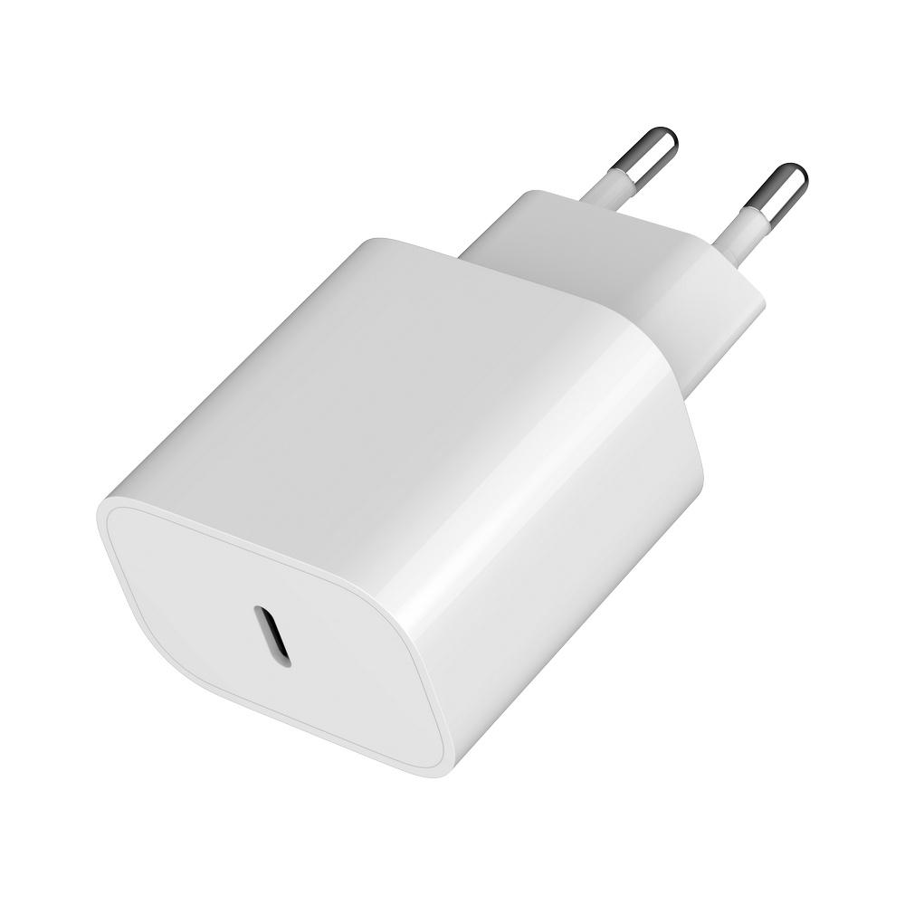 Ładowarka sieciowa Gembird USB-C 20W biała - obrazek 3