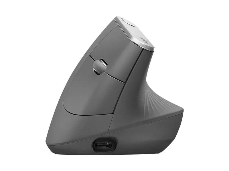 Mysz bezprzewodowa Logitech MX Vertical szaro-czarna - obrazek 2