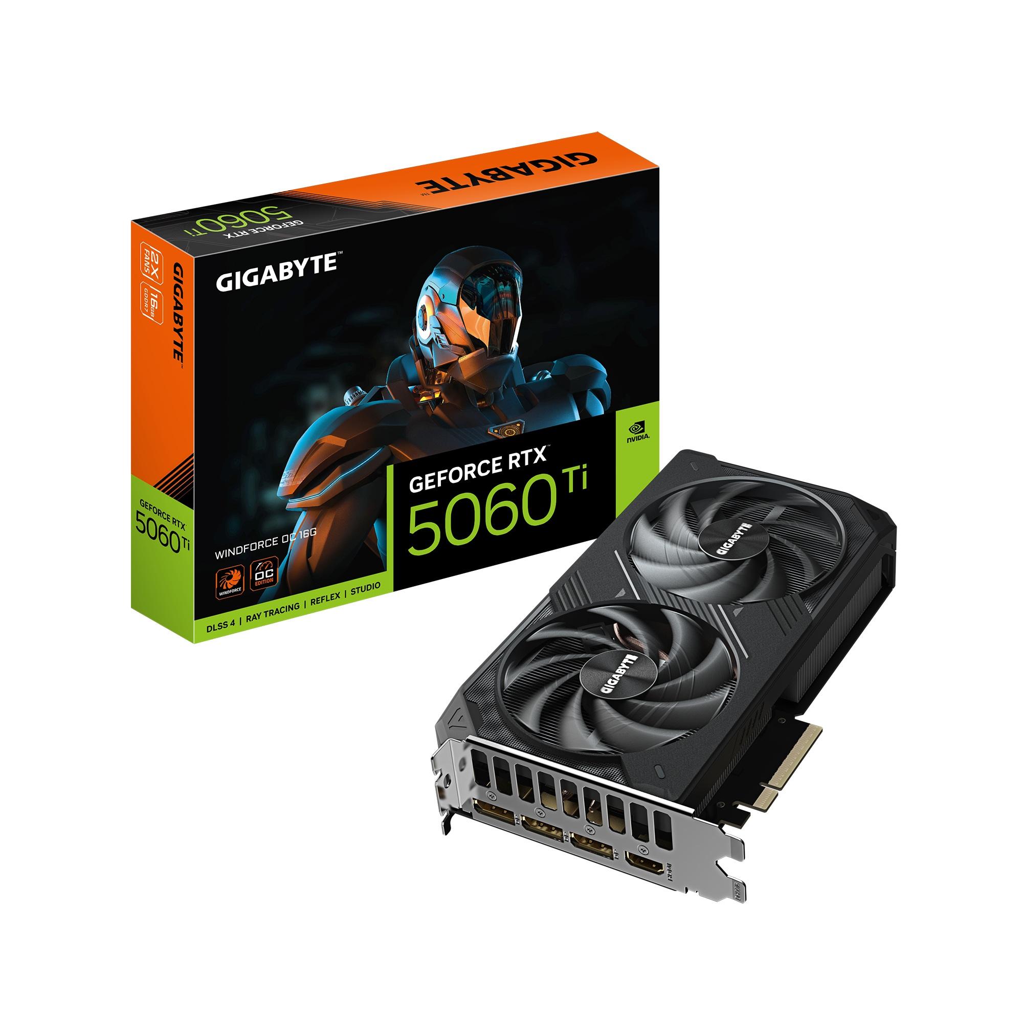 Gigabyte GeForce RTX 5060 Ti WINDFORCE OC 16GB