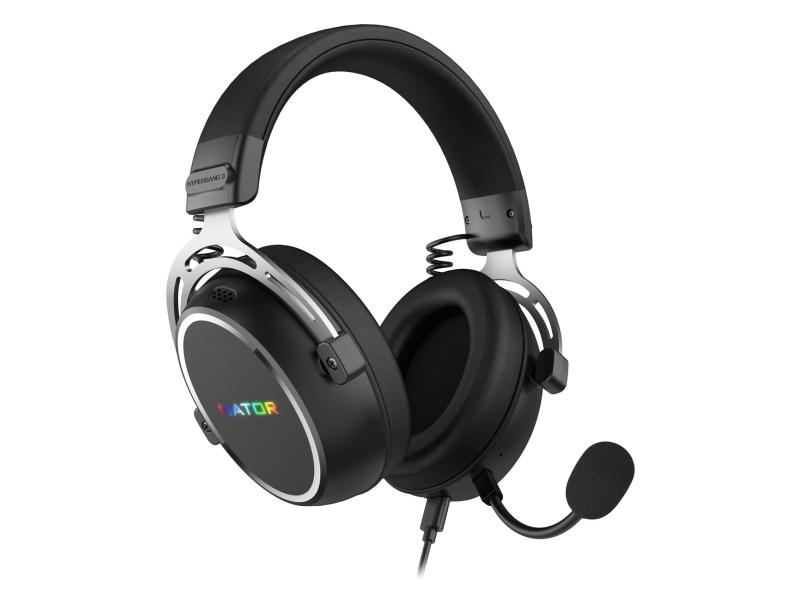 Słuchawki dla graczy Hator HYPERGANG 3 USB czarne - obrazek 3