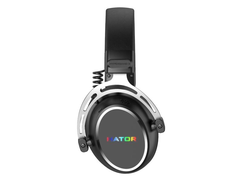 Słuchawki dla graczy Hator HYPERGANG 3 USB czarne - obrazek 4