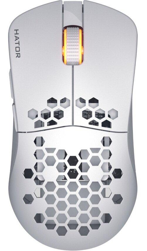Mysz dla graczy bezprzewodowa Hator Stellar PRO Wireless biała - obrazek 2