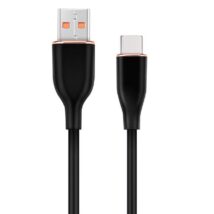 Kabel USB 2.0 typ C(AM/CM) oplot silikonowy Gembird 1.5m czarny