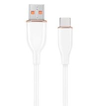 Kabel USB 2.0 typ C(AM/CM) oplot silikonowy Gembird 1.5m biały