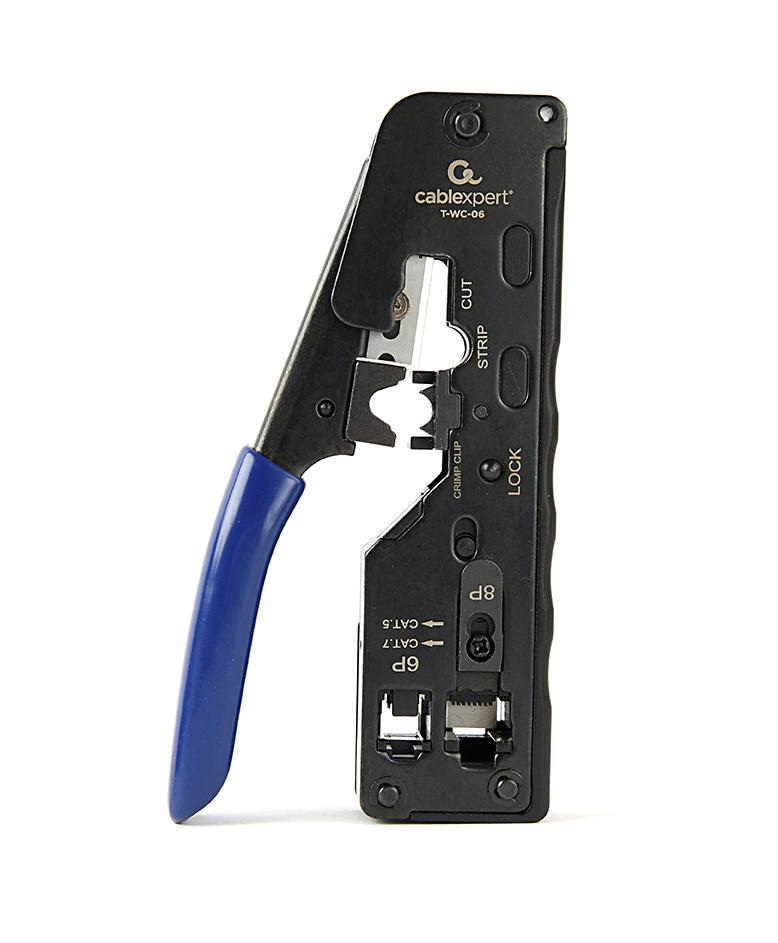 Narzędzie do ciecia kabli i zaciskania wtyczek RJ45 / RJ12 / RJ11 / Pass-through Gembird - obrazek 4