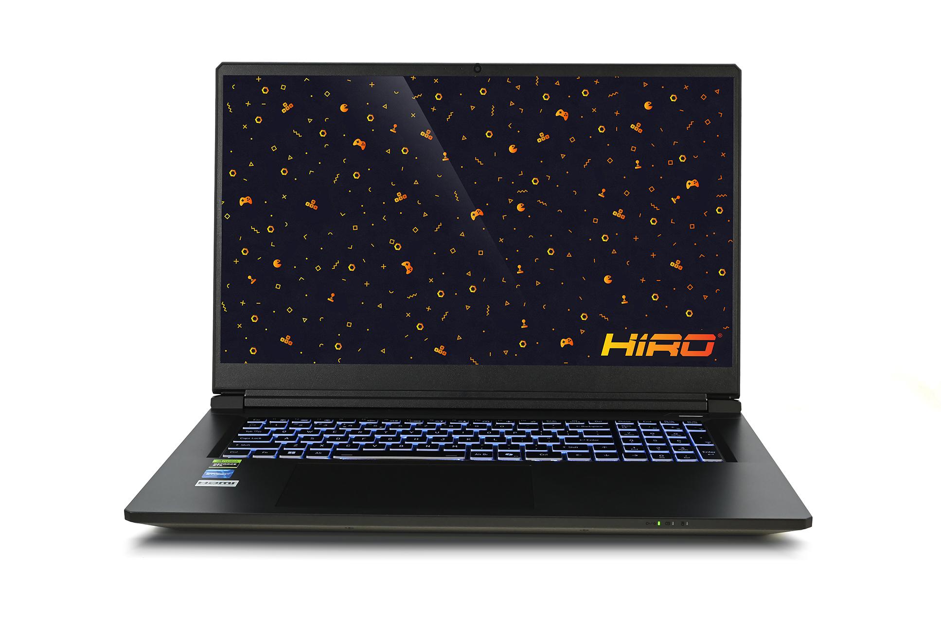 Laptop gamingowy HIRO Y750 17,3'', 144Hz, i7 13620H, RTX 5050 8GB, 16GB RAM, 1TB SSD M.2, W11H