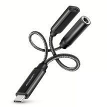Karta dźwiękowa/Adapter dźwięku Axagon USB-C 384kHz/32-bit DAC 3,5 mm (F) Hi-Res, + USB-C PD 60W