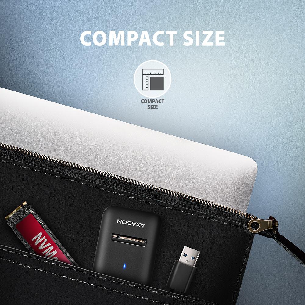 Stacja dokująca/adapter Axagon USB3.2 Gen 2 USB-A > M.2 NVMe/SATA SSD - obrazek 4