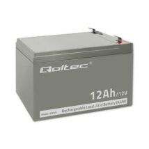 Akumulator żelowy AGM 12V 12Ah Qoltec