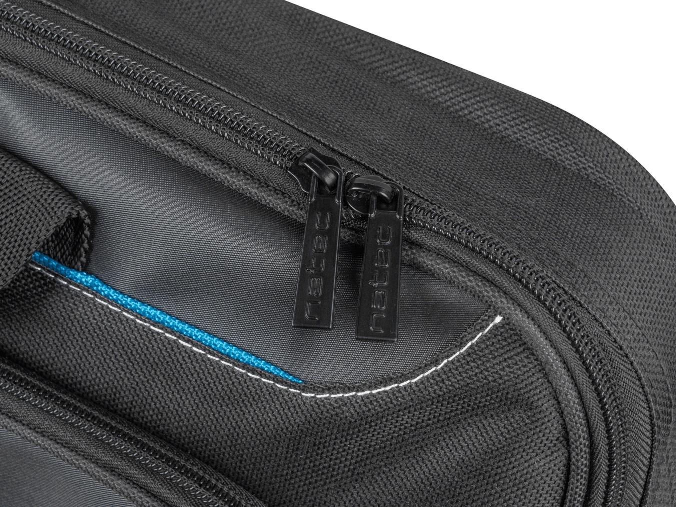 Torba do notebooka Natec Doberman 15.6" - 16" czarna - obrazek 3
