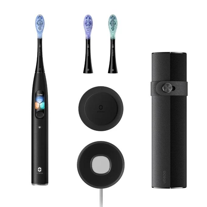Szczoteczka soniczna Oclean X Ultra + etui i 3 główki czarna - obrazek 3