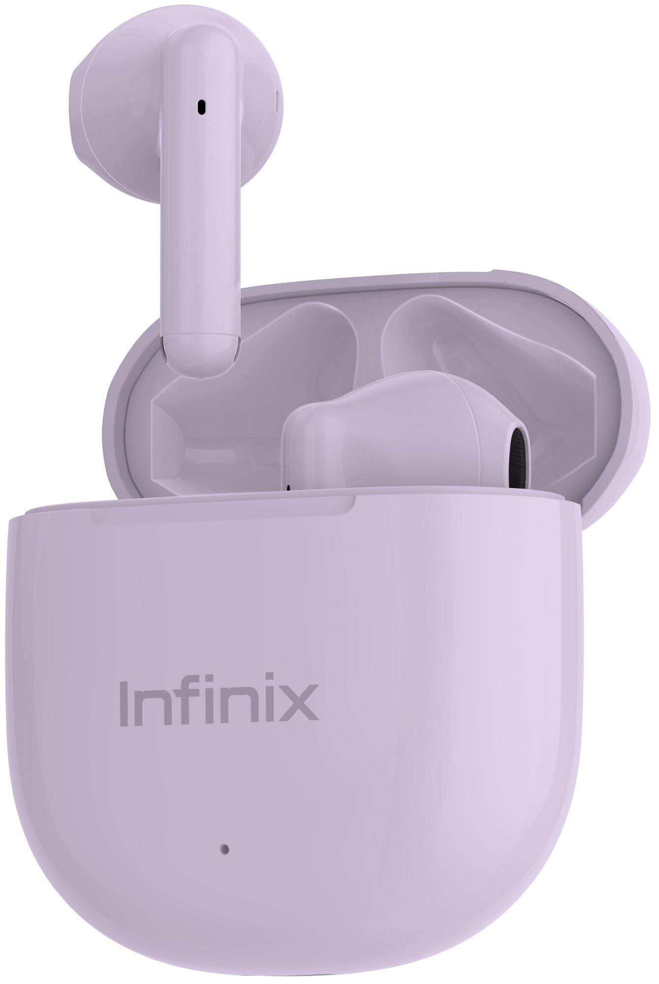 Słuchawki douszne Infinix Xbuds 3 WE fioletowe - obrazek 4