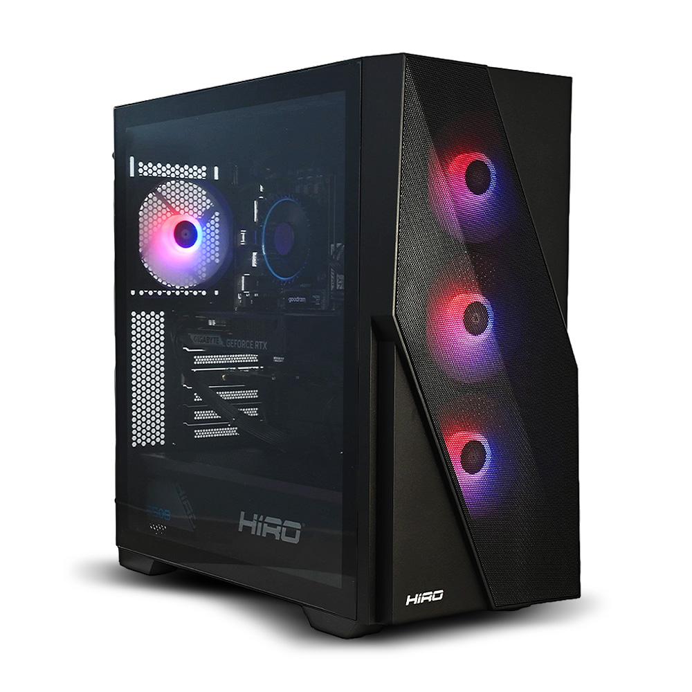 Komputer HIRO Wildcat AMD Ryzen 5 8400F, RTX 3050 6GB, 16GB RAM, 1TB SSD, WIFI, W11H