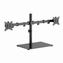 Stojak na dwa monitory 17"-32" Gembird do 9 kg czarny