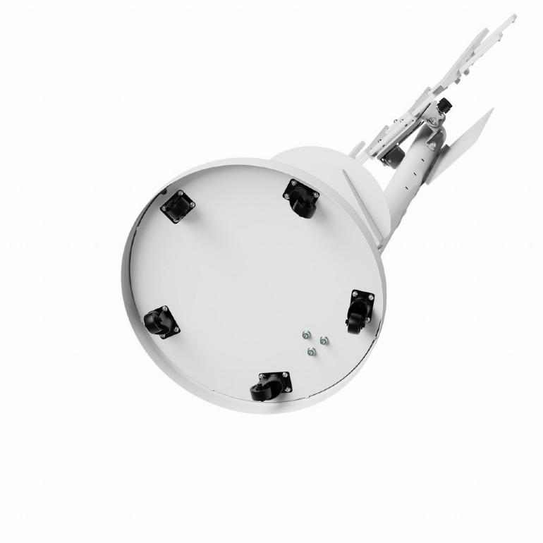 Stojak pod telewizor 37-86" z kółkami do 50kg Gembird biały - obrazek 3