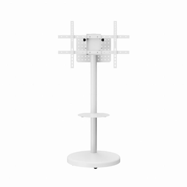Stojak pod telewizor 37-86" z kółkami do 50kg Gembird biały - obrazek 5
