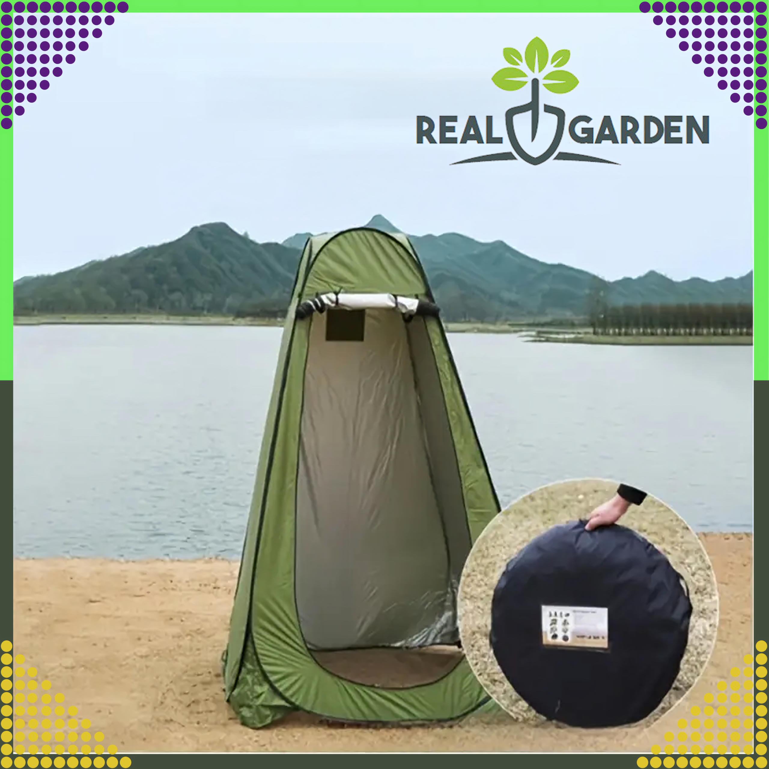 Namiot Składany Plażowy Przebieralnia Prysznic Toaleta Wc Turystyczny - obrazek 10