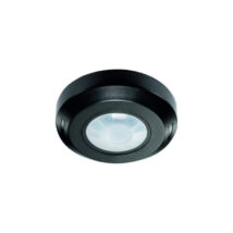 Czujnik ruchu PIR natynkowy IP20 360 st. 300W zasięg 6m czarny w całości CP-6C