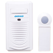 Dzwonek bezprzewodowy DISCO AC 230V z learning system biały OR-DB-KH-123