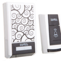 Dzwonek bezprzewodowy bateryjny TANGO 80dB 36 dźwięków zasięg 100 metrów biało czarny ST-910 SUN10000423