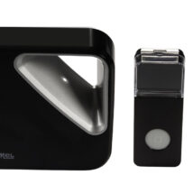 Dzwonek bezprzewodowy bateryjny ZUMBA 80dB 36 dźwięków zasięg 150 metrów czarny ST-390 SUN10000422