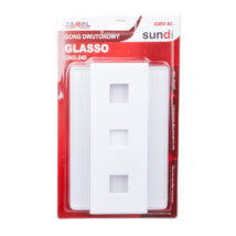 Gong dwutonowy GLASSO 230V biały GNS-248-BIA SUN10000115
