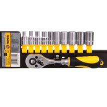 Klucze nasadowe 1/4 cala (zestaw 11 szt.) 38D650