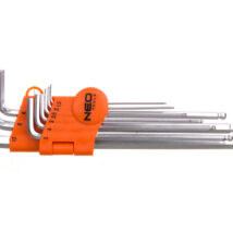 Klucze sześciokątne z końcówką kulistą /zestaw 9 szt./ 09-525