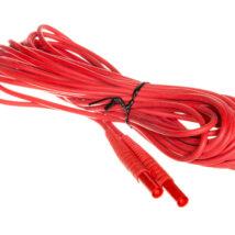 Przewód pomiarowy 10m czerwony /wtyki bananowe/ WAPRZ010REBB