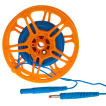 Przewód pomiarowy 25m niebieski na szpuli /wtyki bananowe/ WAPRZ025BUBBSZ