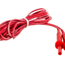 Przewód pomiarowy 5m czerwony 5kV /wtyki bananowe/ WAPRZ005REBB5K