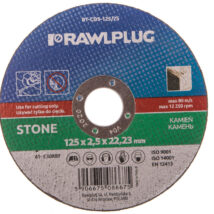 Ściernica korundowa do cięcia i szlifowania kamienia 125×22,23mm RT-CDS-125/25