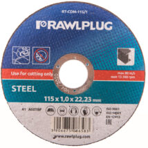 Ściernica korundowa do cięcia i szlifowania metalu 115×22,23mm RT-CDM-115/1 /25 szt./