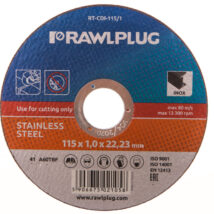 Ściernica korundowa do cięcia i szlifowania stali nierdzewnej 115×22,23mm RT-CDI-115/1