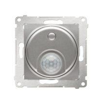 Simon 54 Czujnik ruchu tranzystorowy srebrny mat DCR10T.01/43