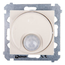 Simon 54 Czujnik ruchu z przekaźnikiem i zabezpieczeniem kremowy DCR11P.01/41