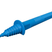 Sonda ostrzowa z gniazdem bananowym niebieska WASONBUOGB1