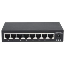 Switch Gigabit 8x 10/100/1000 Mbps RJ45 Desktop Metalowy