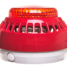 Sygnalizator akustyczny 16-32,5V DC 100dB IP21C czerwony SA-K7