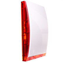 Sygnalizator optyczno-akustyczny, zewnętrzny, z czerwonym światłem LED, wewn. osłona metalowa SP-4003 R