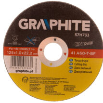 Tarcza tnąca do metalu 125×1.0x22.2mm, 41 A60-T-BF, INOX /10szt./ 55H572