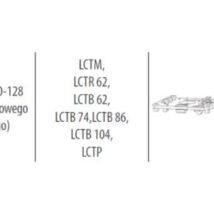 Uchwyt do montażu przekładników na szynę DIN 35mm do montażu pionowego lub poziomego LH000-0904-130-128