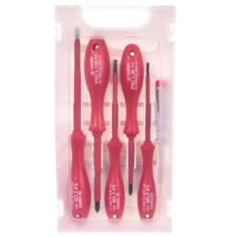 Wkrętaki 3x100mm 4x100mm 5,5x100mm PH1x80mm PH2x100mm próbnik 125-250V izolacja do 1000V (zestaw 6 szt.) 39D155