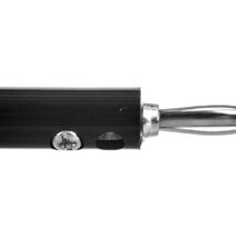 Wtyk bananowy czarny 11373