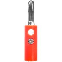 Wtyk bananowy czerwony 11375