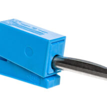 Wtyk bananowy do gniazda o średnicy 4mm niebieski 215-711