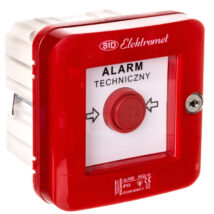 Wyłącznik alarmowy samoczynny podtynkowy z zamkiem i młoteczkiem WAZp-1s IP-55 921501