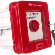 Wyłącznik alarmowy z zamkiem 2Z 12A /WYŁĄCZNIK GŁÓWNY/ IP55 WGZp-2s 921541