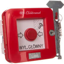 Wyłącznik alarmowy z zamkiem 2Z 2R 12A /WYŁĄCZNIK GŁÓWNY/ IP55 WGZp-4s 921546