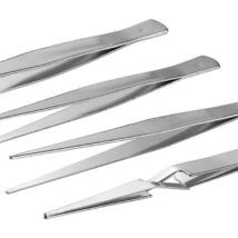 Zestaw pincet 4-częściowy – wersja nierdzewna 77101